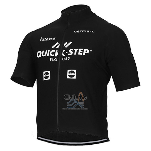 Quick Step Floor Ropa Ciclismo Culotte Corto 2017 Mangas Cortas Quick Step Floors Negro